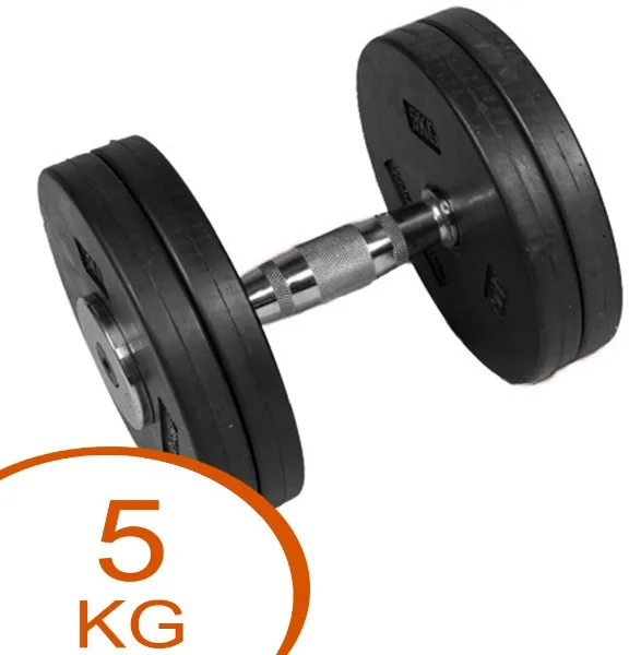 Eurosport Kiinteä Kumikiekko Käsipaino 5kg (1 kpl)