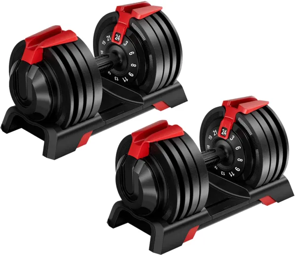 Odin Säädettävä Käsipainosetti (12-yhdessä käsipaino) 2 kpl 24 kg